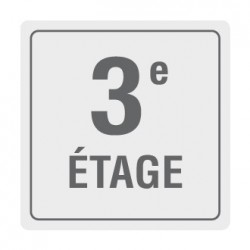 Pictogramme aluminium 3ème...