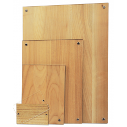 Plaque de porte en cèdre...