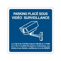 Panneau Parking placé vidéo...