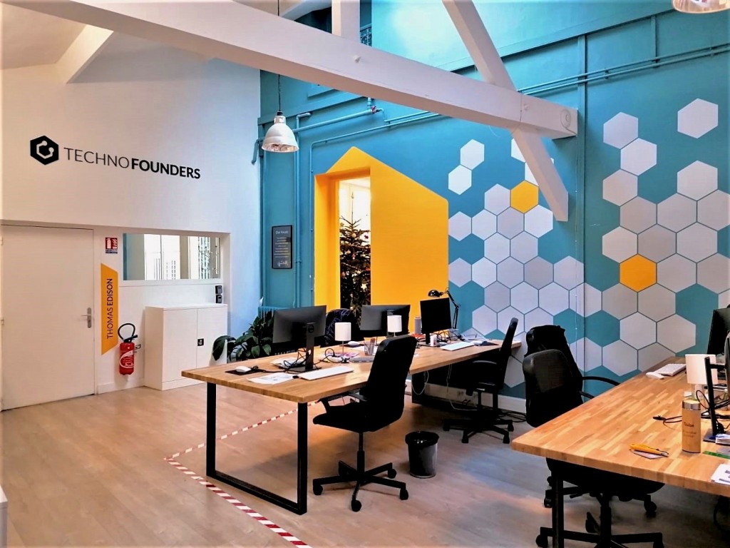 Décoration et signalétique des bureaux de  Technofounders